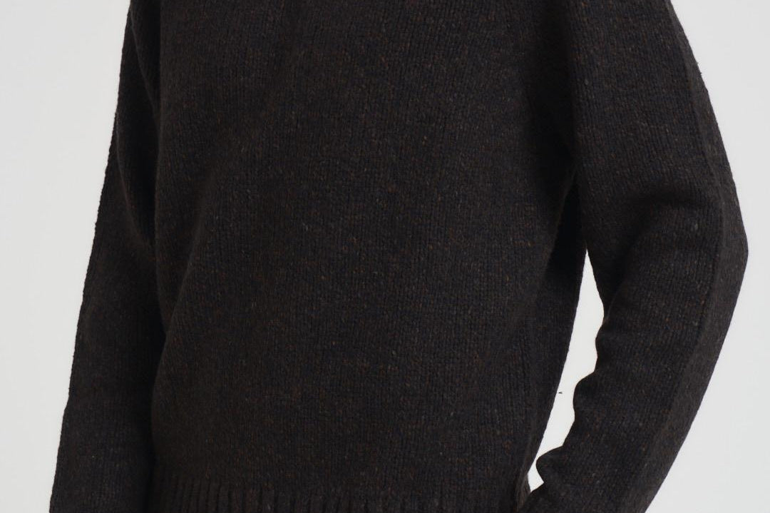 Maglia uomo girocollo marrone 710982142 003 RALPH LAUREN 