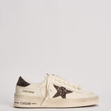 Sneakers donna Stardan bianca e strass GWF00128 F00793910318 GOLDEN GOOSE 