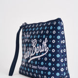 Pochette donna Aline fantasia floreale blu ALINE 00684L MC2 SAINT BARTH 