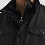 Gicca uomo in cotone cerato Ogston nero MWX0700 BK11 BARBOUR 