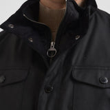 Gicca uomo in cotone cerato Ogston nero MWX0700 BK11 BARBOUR 