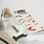 Sneakers uomo Medalist Super Vintage bianca, nera e argento AVLM MS13 AUTRY 