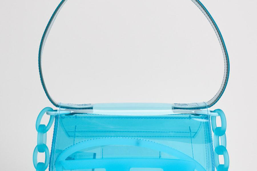 Borsa a spalla donna celeste X08396 P8763T6227 DIESEL 