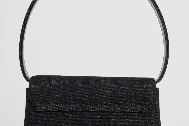 Borsa donna 1DR in denim nera X08396 P6901T8013 DIESEL 