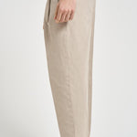 Pantalone uomo con pinces beige MANHA 300512523 BRIGLIA 