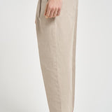 Pantalone uomo con pinces beige MANHA 300512523 BRIGLIA 