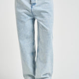 Jeans uomo gamba dritta in denim chiaro BP201 CO123LBE DROLE DE MONSIEUR 