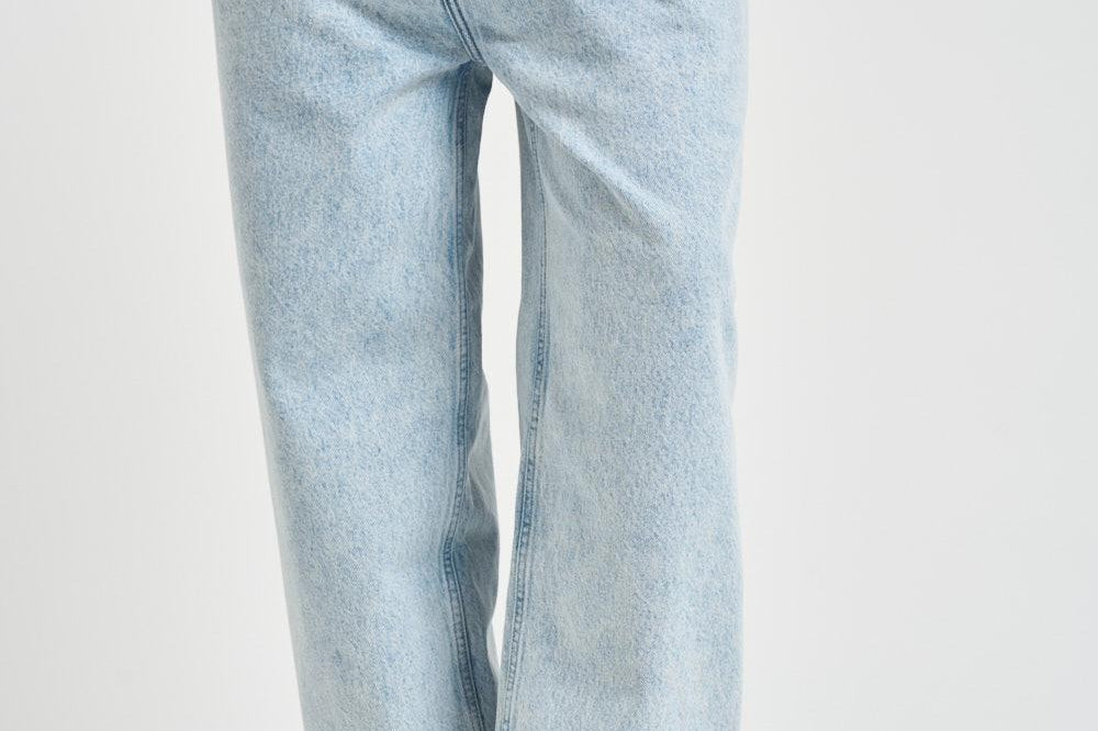 Jeans uomo gamba dritta in denim chiaro BP201 CO123LBE DROLE DE MONSIEUR 