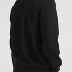 Felpa uomo girocollo in pile nera SH9608 031 LACOSTE 