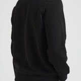 Felpa uomo girocollo in pile nera SH9608 031 LACOSTE 