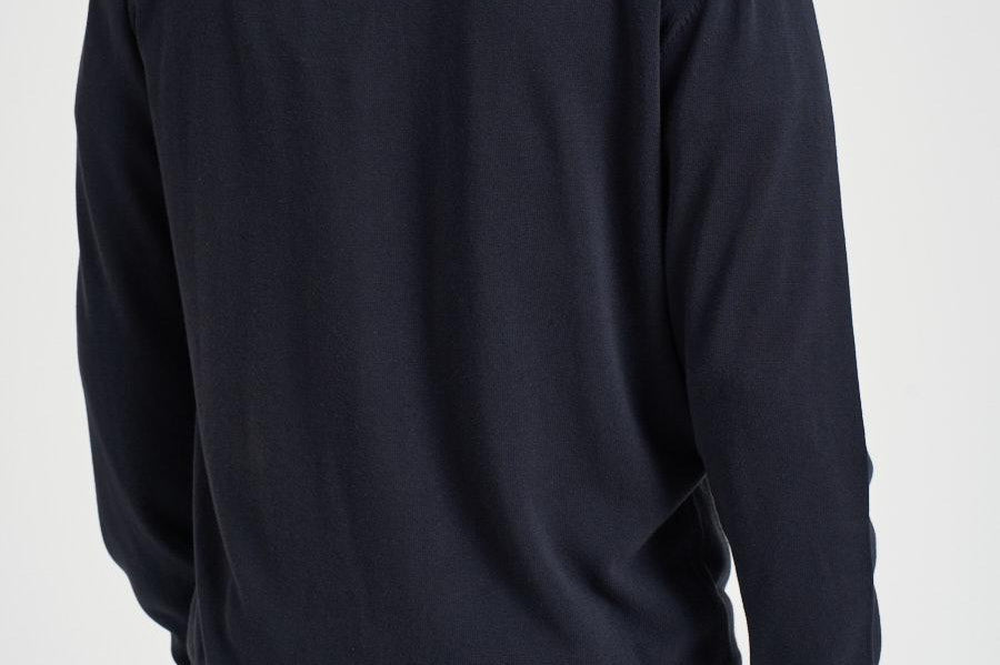 Maglia uomo fullzip blu notte M040224 151 ACCADEMIE TESSILI 