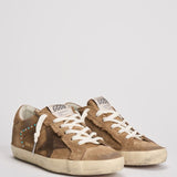 Sneakers donna Super Star marrone GWF00101 F00754755676 GOLDEN GOOSE 