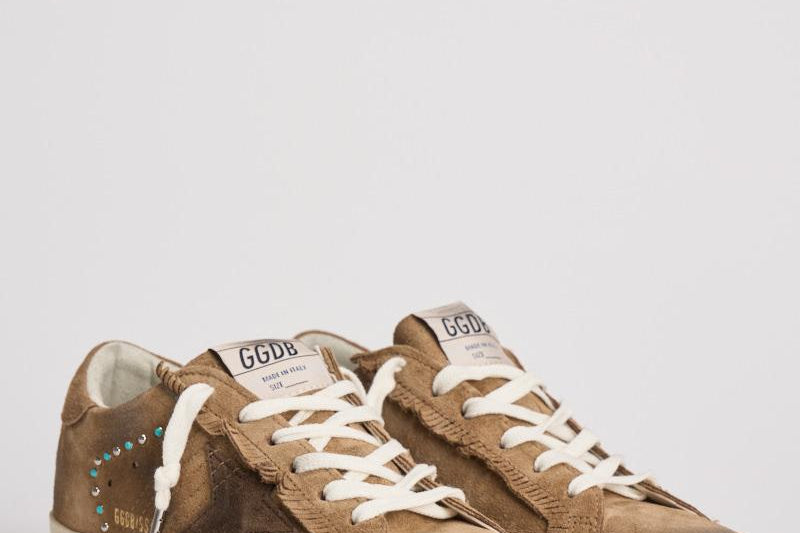 Sneakers donna Super Star marrone GWF00101 F00754755676 GOLDEN GOOSE 