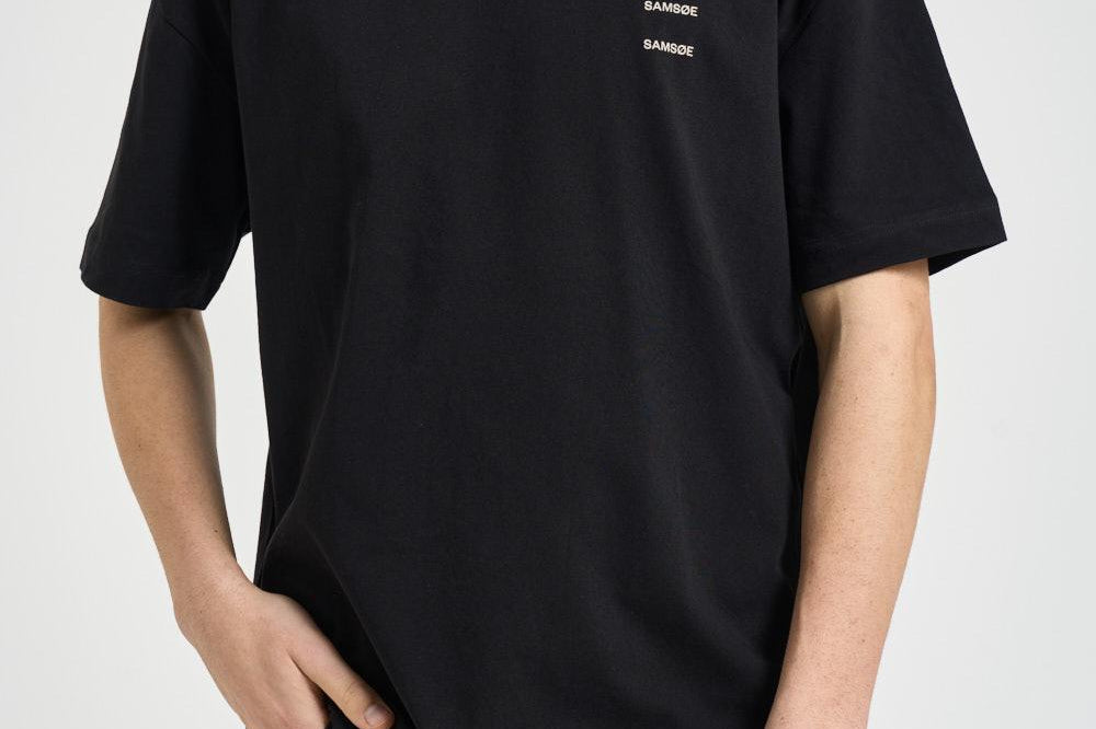 T-shirt uomo girocollo nero M22300126 BLACKBASIC SAMSØE SAMSØE 
