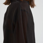 Camicia donna trasparente nera. 14096 8003NERO FORTE FORTE 