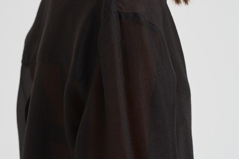 Camicia donna trasparente nera. 14096 8003NERO FORTE FORTE 