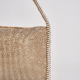 Borsa donna a spalla oro 0016060 RHINESTONE BENEDETTA BRUZZICHES 