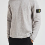Maglia uomo girocollo grigio chiaro 5100056 S00N2V0M64 STONE ISLAND 