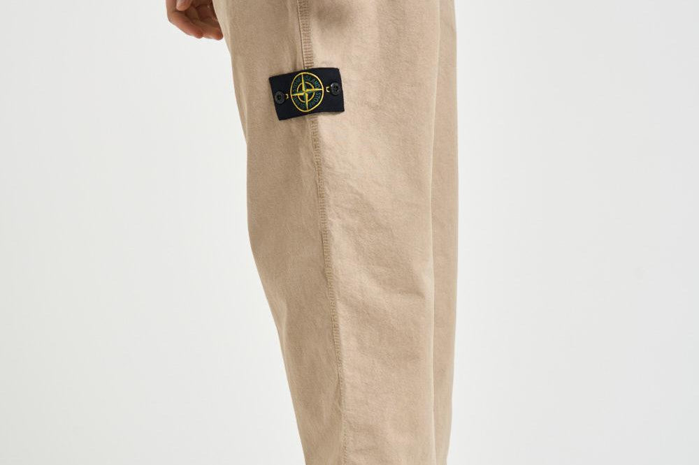 Pantalone uomo gamba dritta sabbia 3100044 S00WAV019A STONE ISLAND 