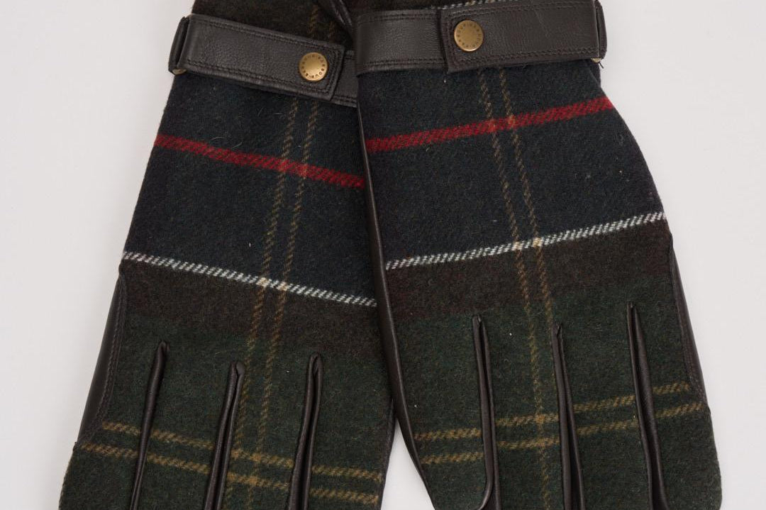Guanti Newbrough tartan MGL0051 TN12 BARBOUR 