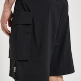 Bermuda uomo cargo nero 301 BLACK WOODBIRD 