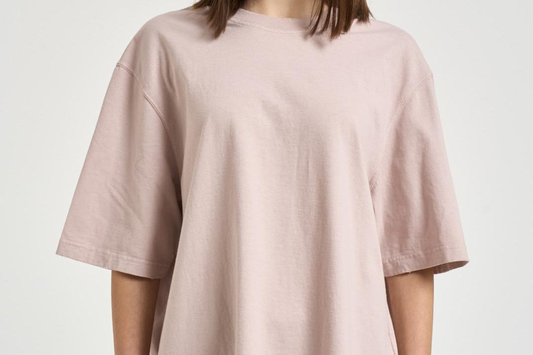 T-shirt donna girocollo rosa GUP01873D P00157625235 GOLDEN GOOSE 