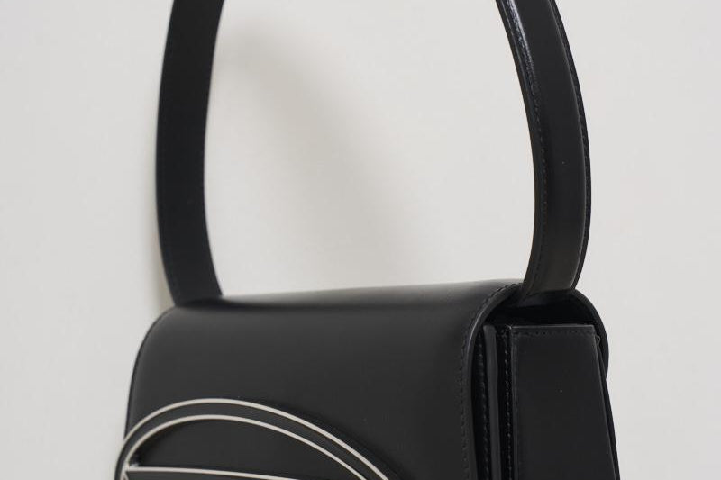 Borsa donna 1DR in pelle nera X08396 PR818T8013 DIESEL 