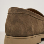 Mocassini uomo in suede marrone 3442 VISONECACAO DOUCAL'S 