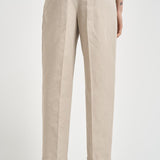 Pantalone uomo con pinces beige MANHA 300512523 BRIGLIA 