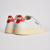 Sneakers uomo Medalist Low bianca e rossa AULM TB03 AUTRY 