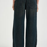 Jeans donna Rodayna in denim scuro PA0554FB D1H03I30YB ISABEL MARANT 