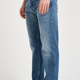 Jeans uomo tapered crop in denim medio MUSSO UP518 341 DEPARTMENT FIVE 