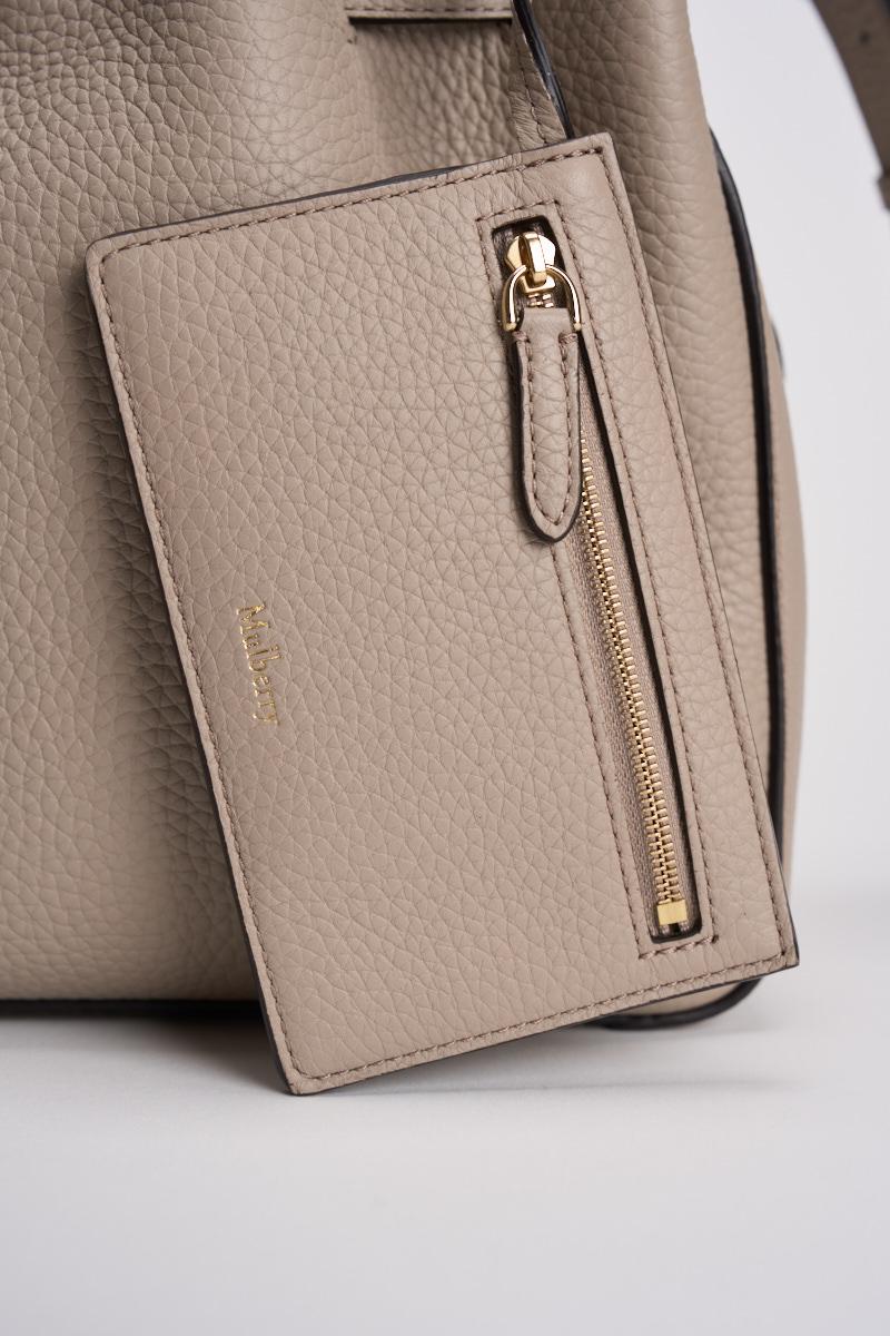 Borsa donna Lyra Bucket taupe beige HH9744 736F924 MULBERRY 