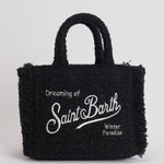 Borsa donna Vanity Tweed mini in lana nero VANITYMNTWEED 00 MC2 SAINT BARTH 