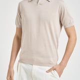 Polo uomo in maglia gesso 300423 60 KANGRA 