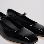 Ballerina in pelle finitura lucida FLRAZS08FL BLACK AEYDE 