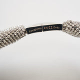 Borsa donna con strass argento YENNEFER SILVER BENEDETTA BRUZZICHES 