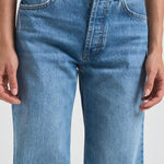 Jeans donna in cotone a gamba larga 7135 447 ANINE BING 