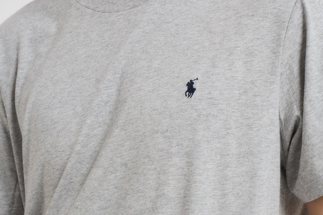 T-shirt uomo girocollo grigia 714844756 003 RALPH LAUREN 