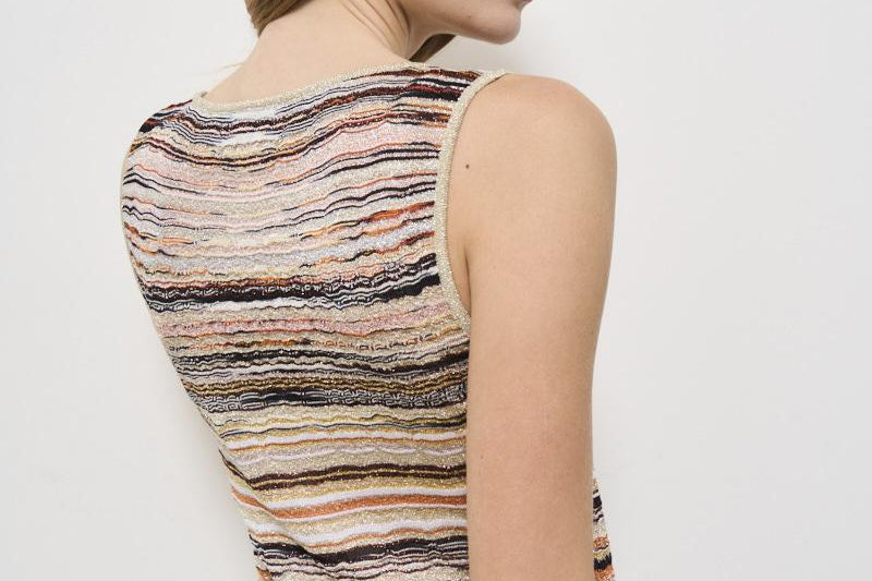 Abito donna lungo multicolor DS25SG0W BK042CS01G4 MISSONI 