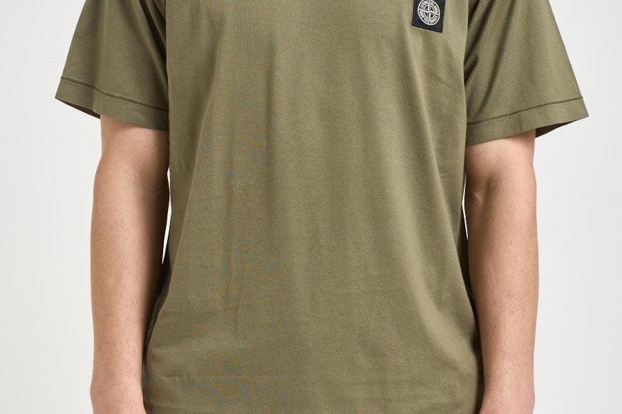 T-shirt uomo in cotone verde 2100027 S0013V005G STONE ISLAND 