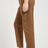 Pantalone donna Buddy marrone S6SK44 T89 SEMICOUTURE 