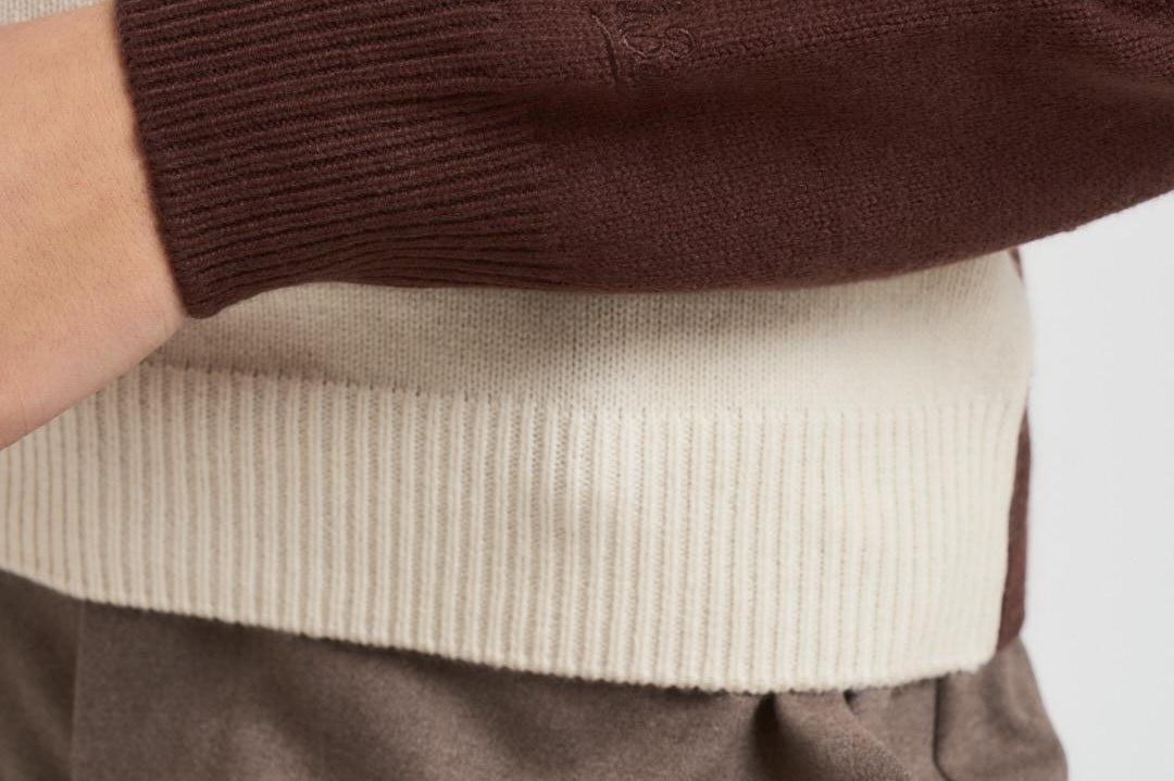 Maglia donna girocollo marrone NEWQUEEN ASKYCLUB18 MC2 SAINT BARTH 