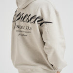 Felpa uomo con cappuccio grigio chiaro OCM41200 CREAMMARL REPRESENT 