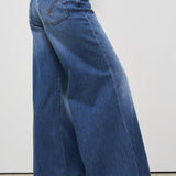Jeans donna Marlen in denim scuro DP775 DF0290800 DONDUP 