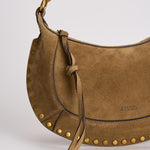 Borsa donna in suede Oskan Moon bag cammello PP0003FA A3C32MTPGO ISABEL MARANT 
