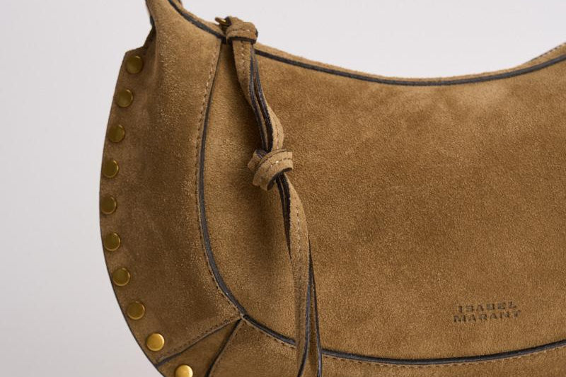 Borsa donna in suede Oskan Moon bag cammello PP0003FA A3C32MTPGO ISABEL MARANT 