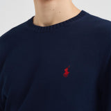 Maglia uomo in cotone blu 710810846 001 RALPH LAUREN 