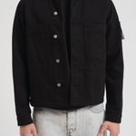 Giacca uomo in stile camicia nera Q100027S00J5 V0029 STONE ISLAND 