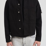 Giacca uomo in stile camicia nera Q100027S00J5 V0029 STONE ISLAND 